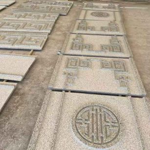 三沙 白麻花岗岩外墙立面雕刻板