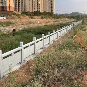 三沙 白麻河道栏杆效果展示图