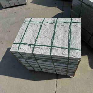 三沙 白麻花岗岩石材自然面蘑菇石成品