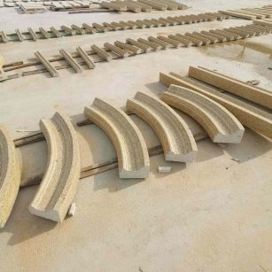 三沙 黄金麻花岗岩别墅线条