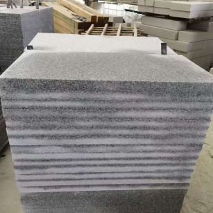 三沙 芝麻白5公分火烧地铺成品，900*400，规格可定制