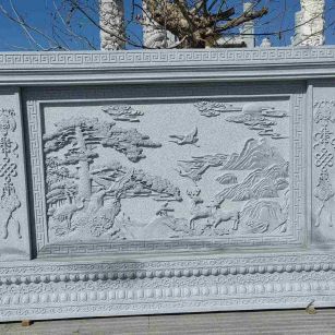 三沙 芝麻白大型照壁，屏风，影壁