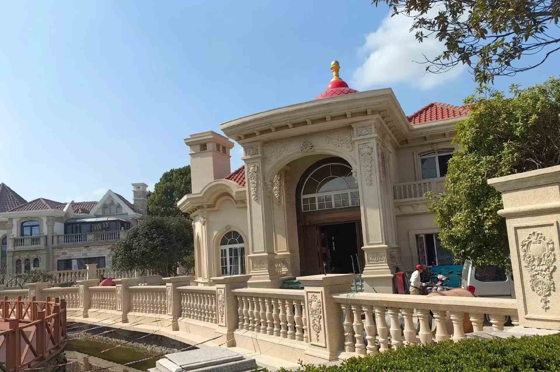 三沙 黄金麻花岗岩欧式别墅