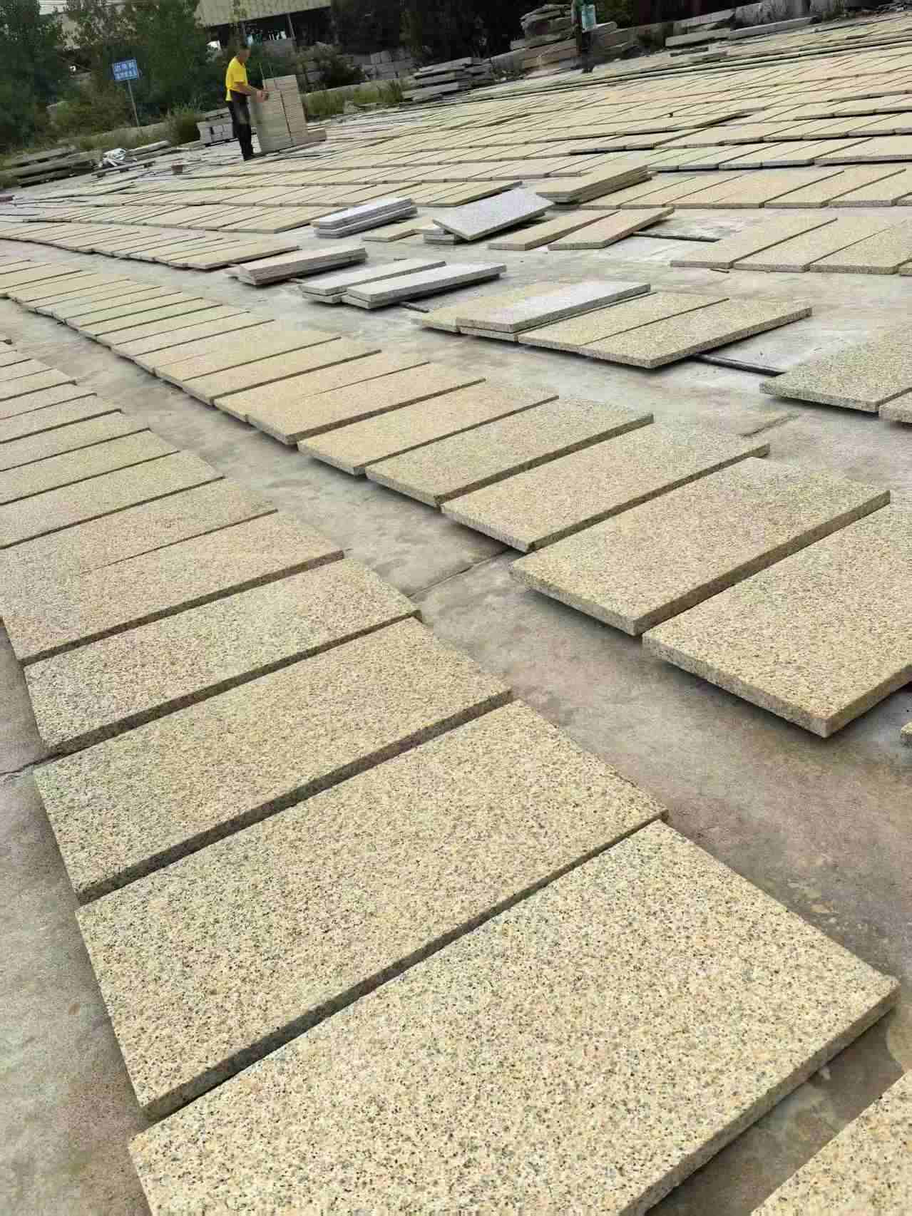 三沙 黄金麻荔枝地铺石面排板