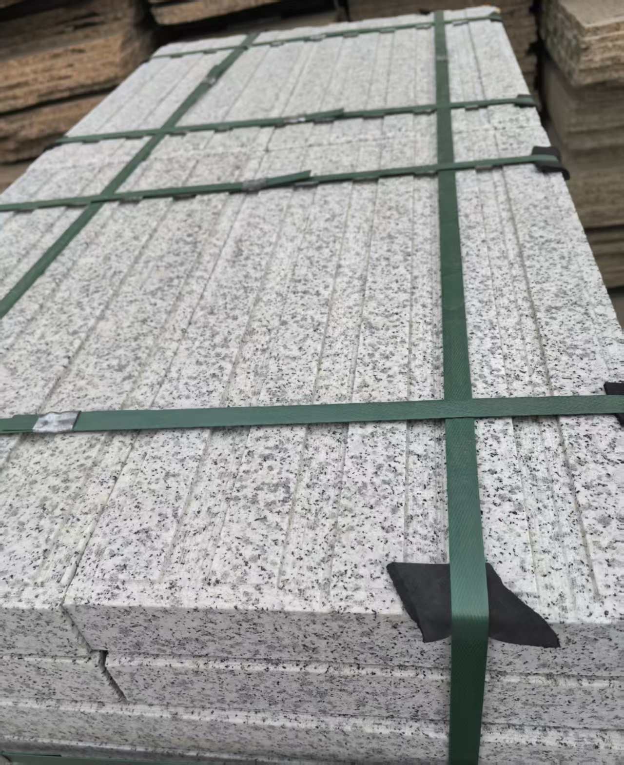 三沙 白麻花岗岩直行盲道石，盲条，地铺石